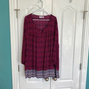 Kim Rogers 3x Pink Boho designed top